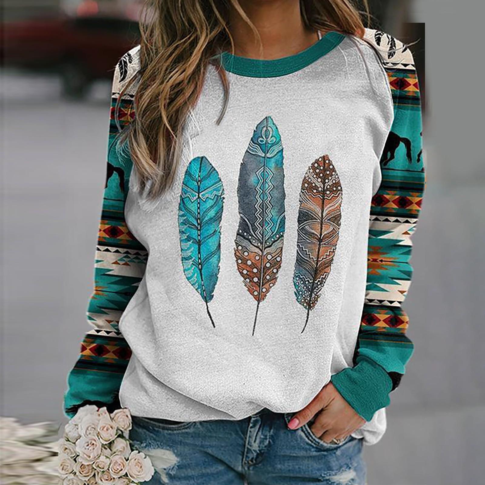 

Женский пуловер, свободный свитер, разноцветная полосатая футболка с круглым вырезом и длинными рукавами S светло-синий