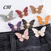 Skirt Fashion Accessory Pin Waist Tightener Butterfly Pins, No-Sew Pants Tighteners, Removable Safety for Low Slit Dress Pins Loose Jeans Skirts