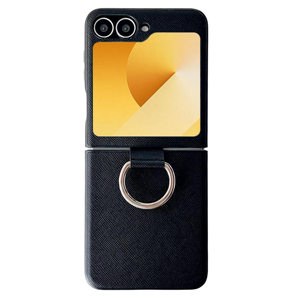 For Samsung Galaxy Z Flip7 FE 5G/Z Flip6 5G Case Ring Holder Hard PC Protective Phone Cover