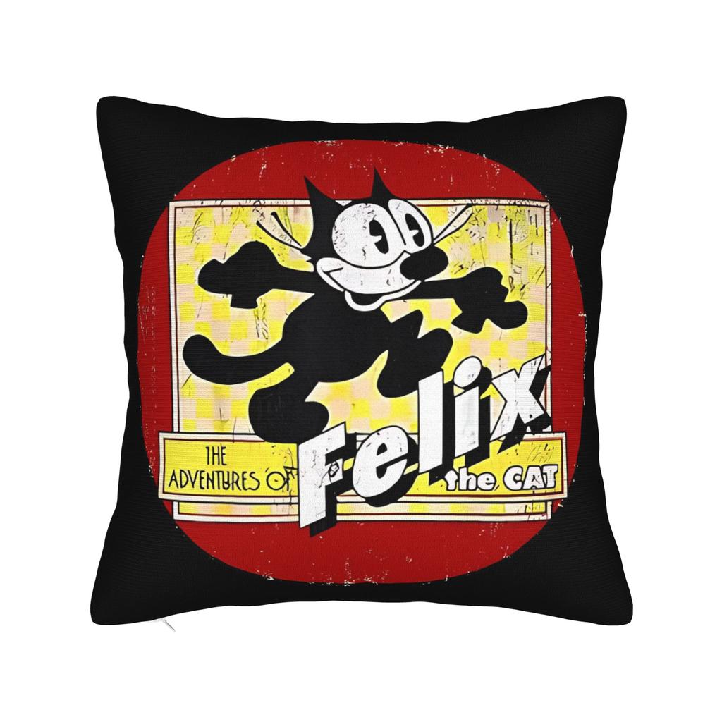 Felix The Cat Skrattande Örngott Merchandise Mjuk Kuddfodral Dekoration Kuddfodral Hem Flera Storlekar