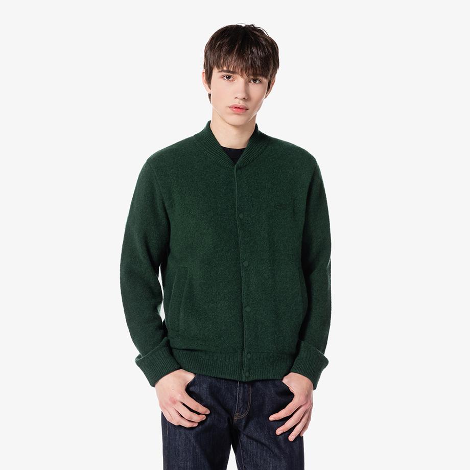 Lacoste Men's Bouclé Stadium Cardigan AH231E-54NL7A