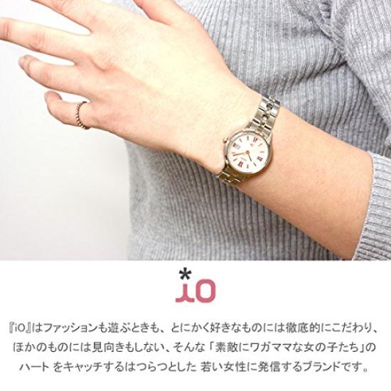 Orient iO SOLAR Solar Made In with Pink Watch, Japan, Manufacturer's Warranty, RN-WG0006P, Women's,