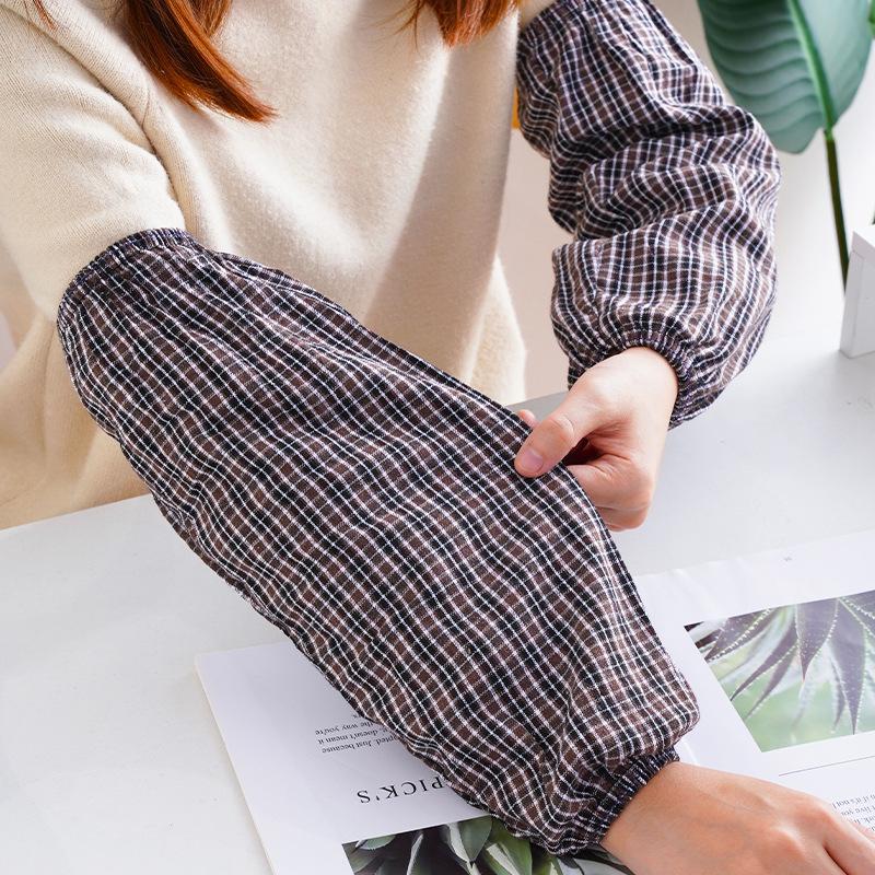 Extended and Enlarged Pure Cotton Sleeve Cover Safety Gloves Sleeve for Work, Durable and Made of 100% Cotton Protective Sleeve