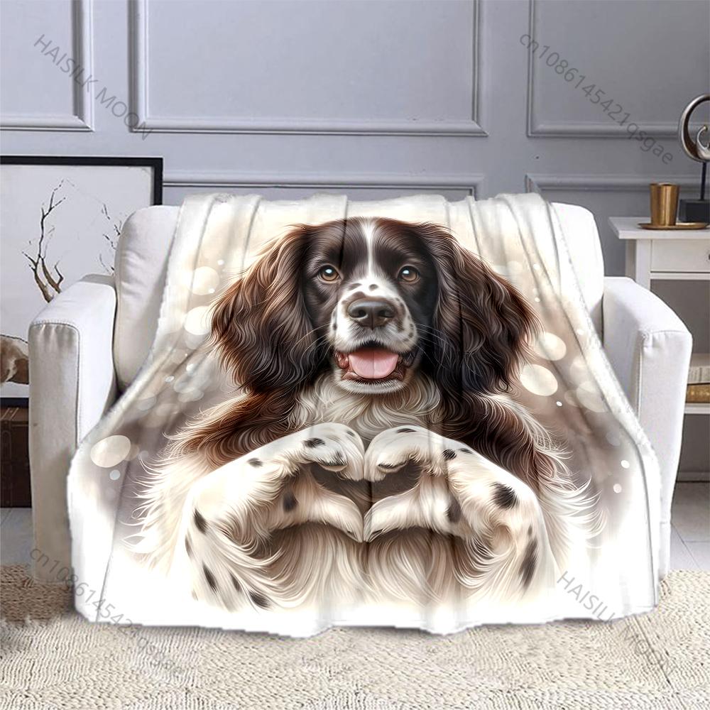 

Funny Puppy Than Love Print Blanket Warm Soft Luxury Gifts for Children Adults Suitable for Home Bed Sofa Travel Camping RV 75x90cm