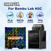 Für Bambu Lab A2L H2C Bett Doppelseitig Bambulab PEO PET Glatte Bauplatte Hohe Qualität Für Bambu Lab H2C Zubehör Ersatzteil