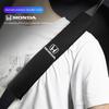 Car Shoulder Protector Pad Suede Seat Belt Cover For Honda Civic Accord Crosstour Spirior Odyssey Avancier UR-V Sienna Elysion