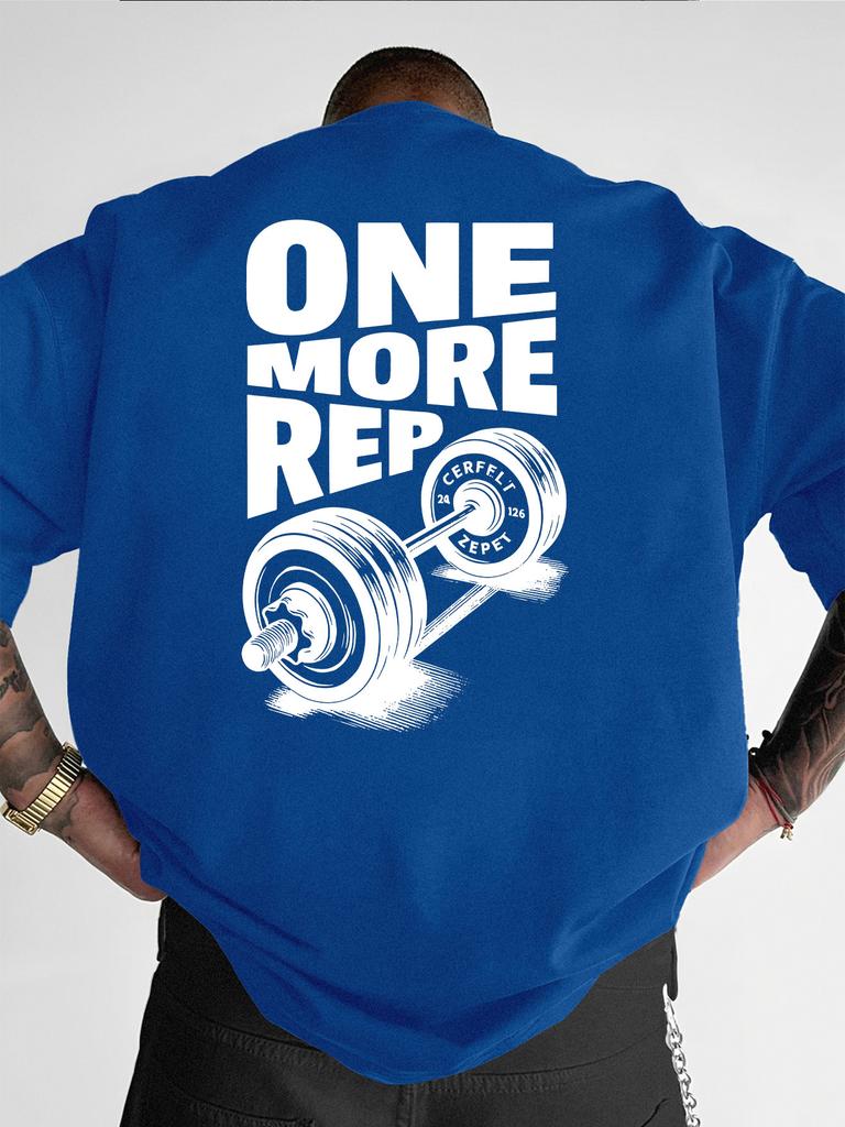 Mens Printed TShirt 100 Cotton Retro Fun Fitness Training Wear Loose and Comfortable Sporty Style TShirt