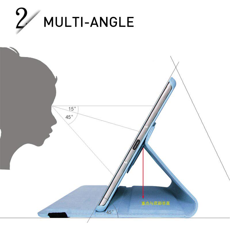 Pro Xiaomi Mi Pad 4 Plus 360 Rotační pouzdro Tablet PU Kožený Flip Cover MIPAD 4 Plus Sleeve 10,1 8,0 palcový Full Protector Bag