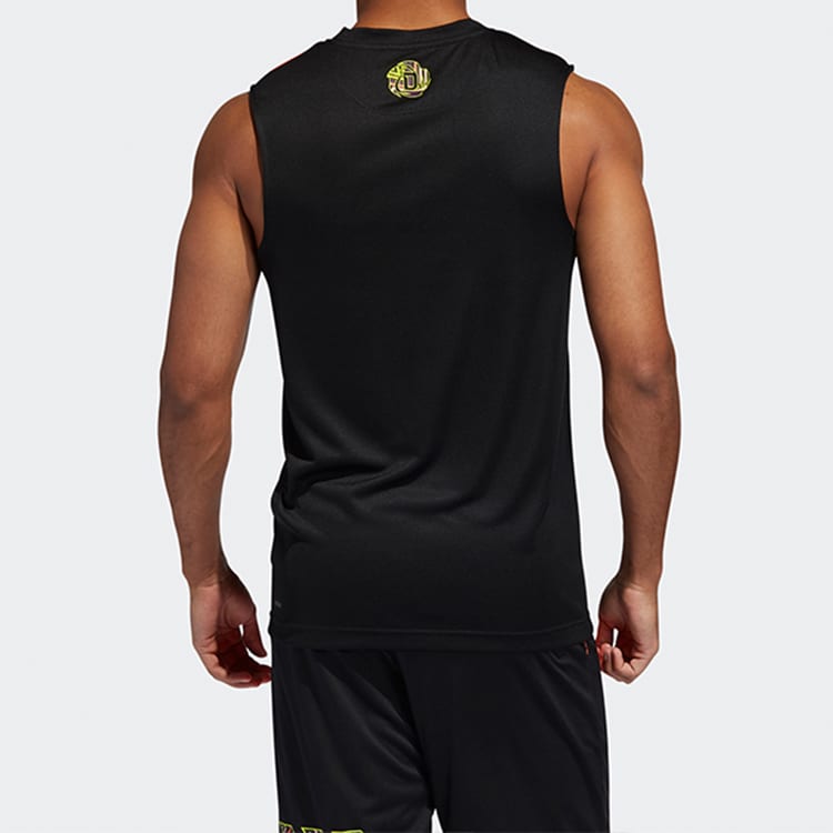 adidas Basketball Jerseys Men's Black Moderate Straight Fit FH7740