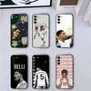 J-Jude F-Football Bellinghams Phone Case Black Silicone Soft For Samsung Galaxy A73,A72,A71,A70,A53,A52,A51