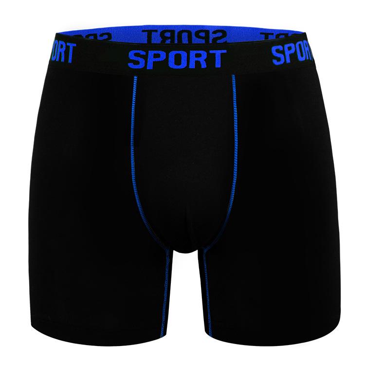 Men's Sports Fitness Body Sculpting Long Underwear 4-Corner Shorts