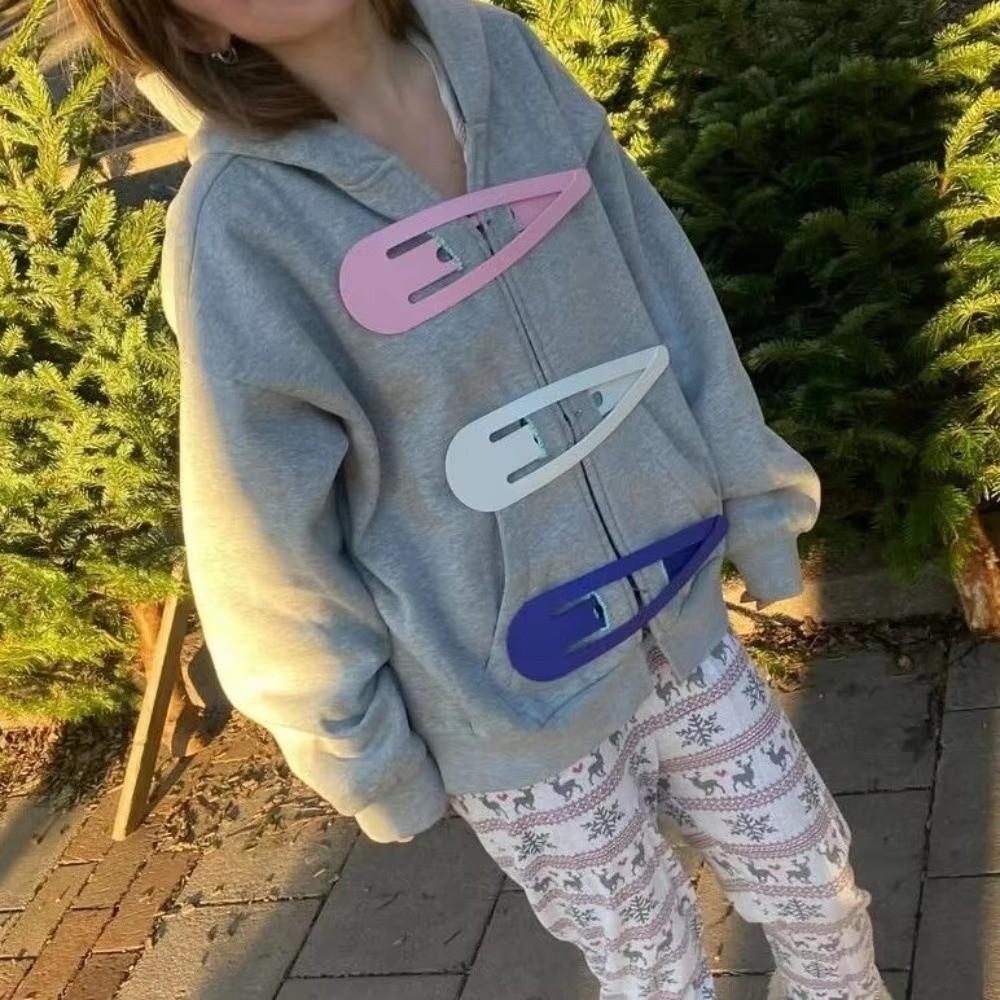 Kreativní Extra velké Sponky do vlasů 28cm Mikiny BB Sponka Dekorace Batohu Vlasová spona Denní nošení