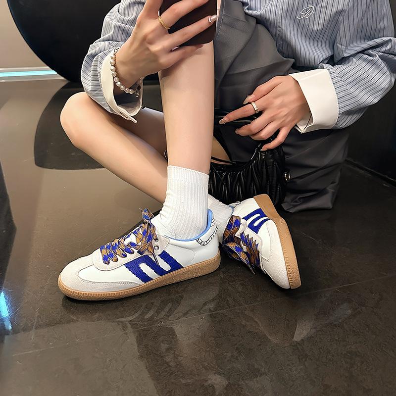 Inner Height Increase German Training Shoes Women's New Versatile Small Board Shoes Forrest Gump Shoes Platform Ballet Casual Sports Shoes