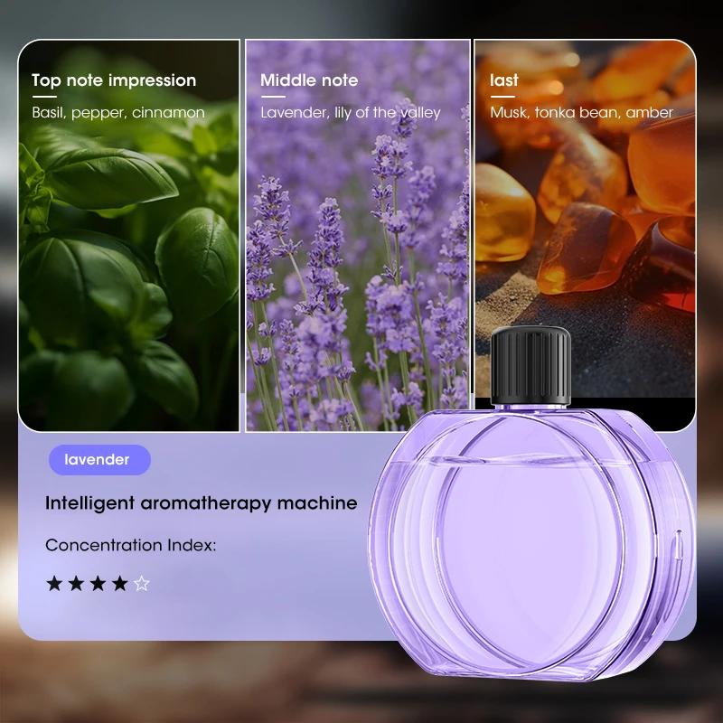 Desktop Diffuser Aromatherapy Machine USB Smart Air Purifier with Display Car Air Freshener Home Bathroom Deodorization