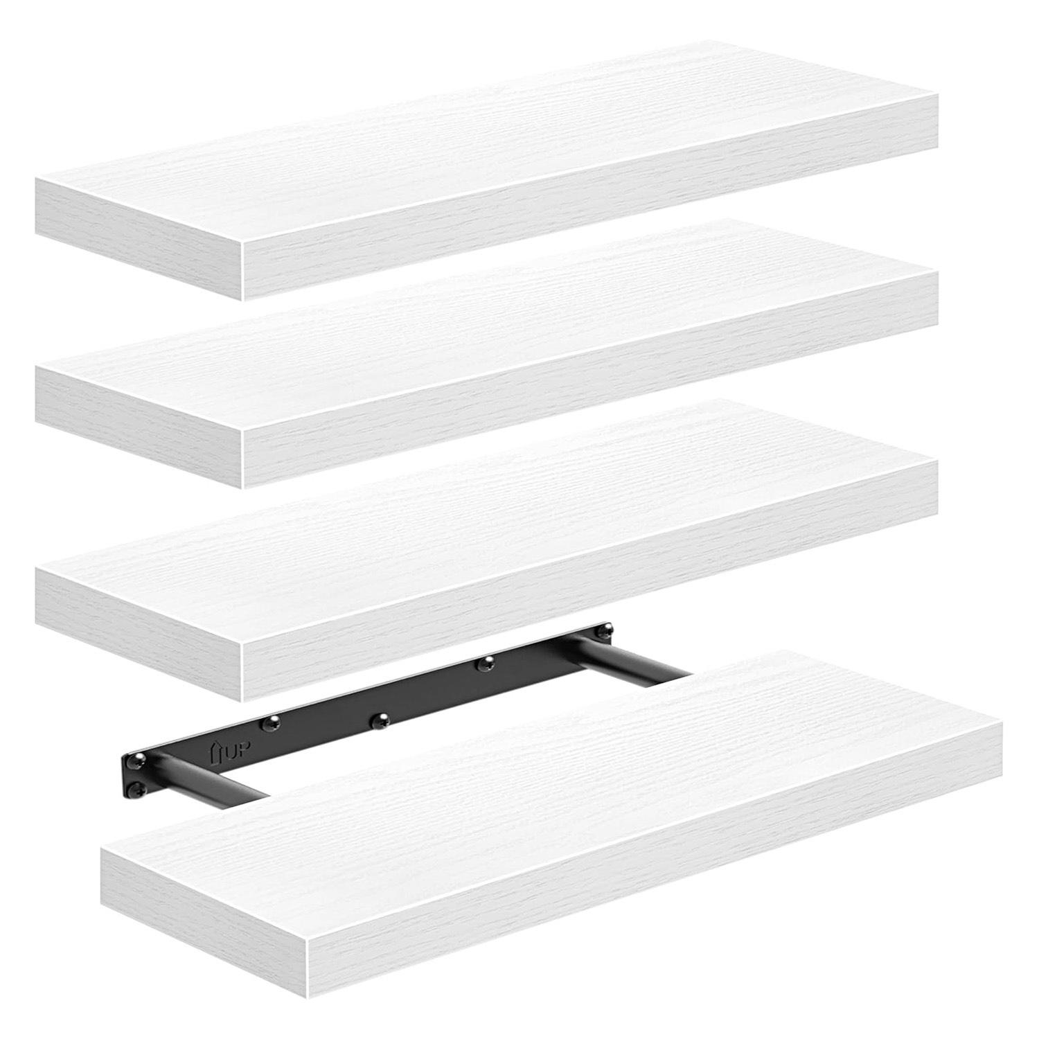 Wooden Wall Mounted Shelf for Kitchen