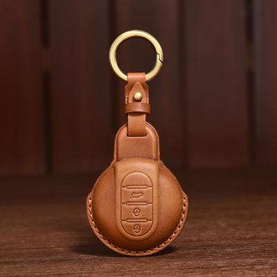 Suitable for BMW MINI Key Cover Minicooper Special High-grade Leather Mini Leather KeysCase Protector
