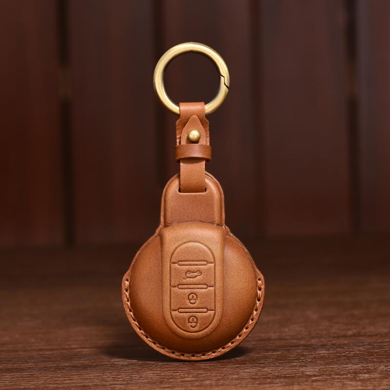 

Suitable for BMW MINI key cover minicooper special high-grade leather mini Leather KeysCase Protector коричневый