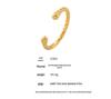 European American INS Style Irregular Hammered Texture Bracelet, 18k Gold-Plated Titanium Steel, Simple Retro Design.