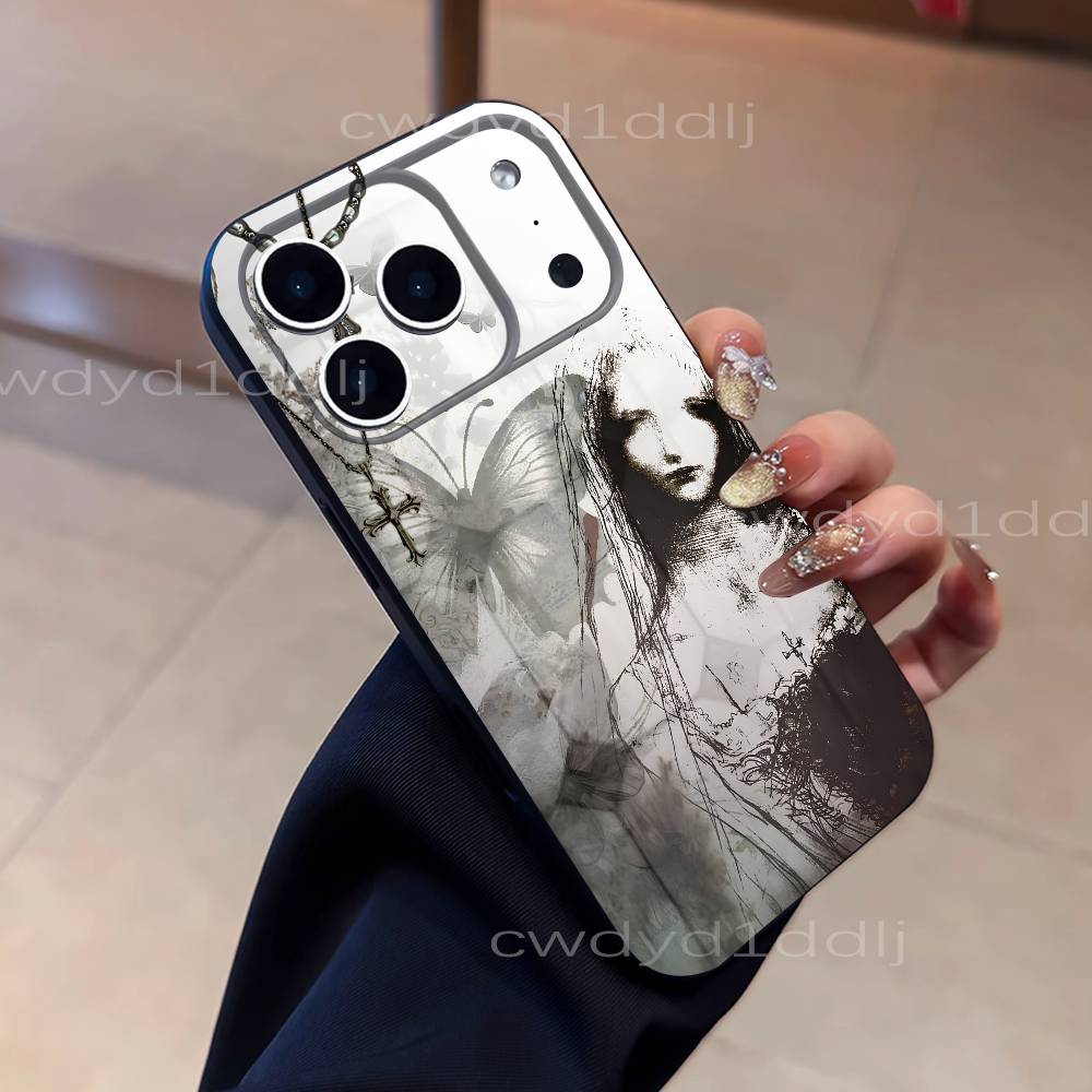 G-Gothic Cyber Sigil Cybersigilism Phone Case For iPhone 17,16,15,11,12,14,13 Pro Max Mini XS,XR,7 Plus 16E Air Soft Fundas