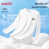 Baleno Men's Retro Pure Cotton Long-Sleeve T-Shirt