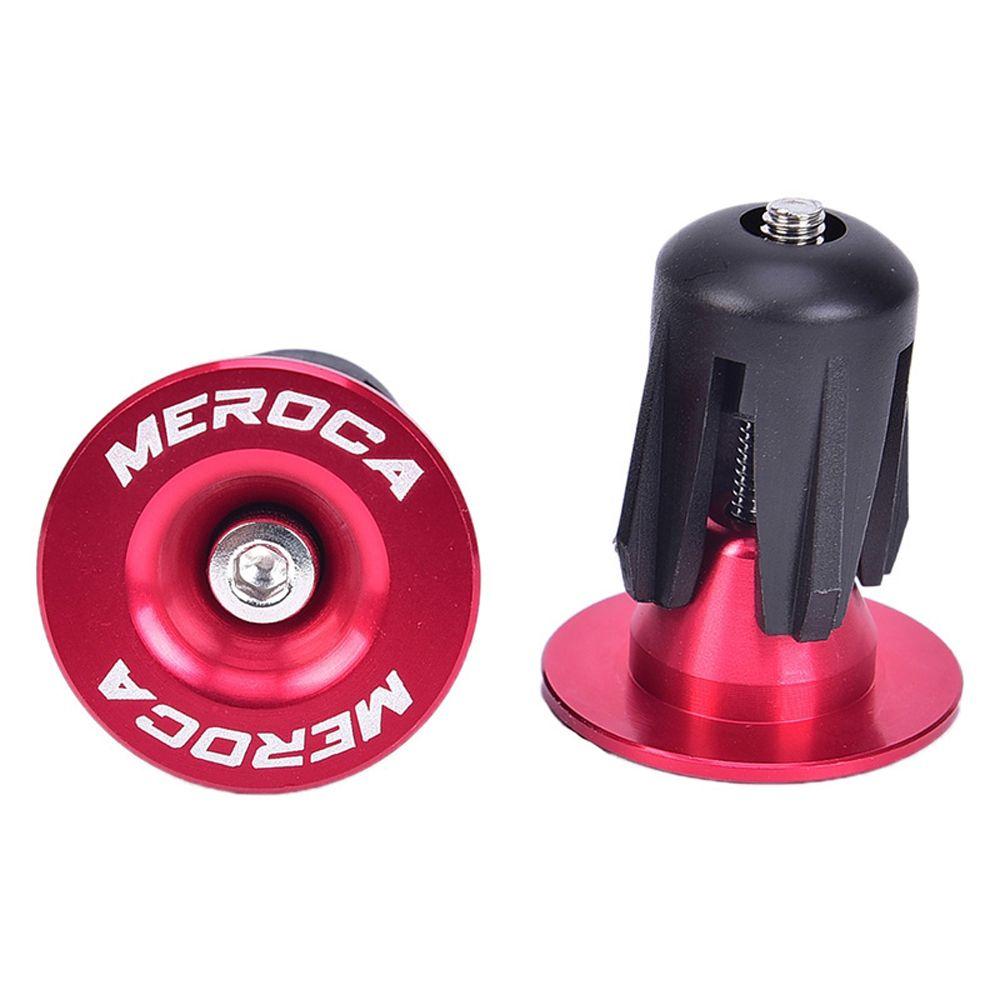Bike Handlebar End Plug Ends Cap Bicycle Grips Cover Bike Bar End Plugs Handlebar Caps Bicycle Grip красный