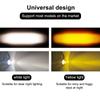 8-80V Spotlight Headlamp 8-80V Explorers Headlight Dual Color Motorcycle LED Car Waterproof Fog Lamp Super Bright Work Lamp