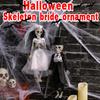Haunted House Halloween Decoration Skeleton Bride And Groom Hanging Decoration Bride And Groom Ghost Couple Secret Room Props