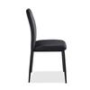 MAVERIK Velvet Upholstered Velvet Chair, Black