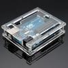 Capa de acrílico transparente para caixa de computador para Arduino UNO R3