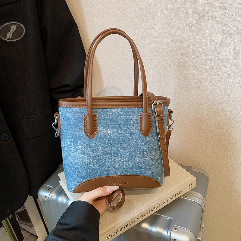 Bag women's new summer versatile shoulder messenger bag casual portable bucket bag