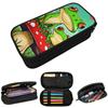 Estuche de Lápices de Ranas de la Selva de Dibujos Animados para Estudiantes Regalos Caja de Bolígrafos Bolsa para Lápices Suministros de Papelería Bolsa Portabolígrafos