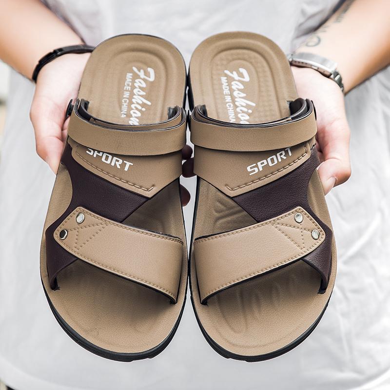 Trend Men's Sandals Casual Beach Shoes Male Classic Summer Sandals Men Slippers Slip On Sandals For Men Slippers