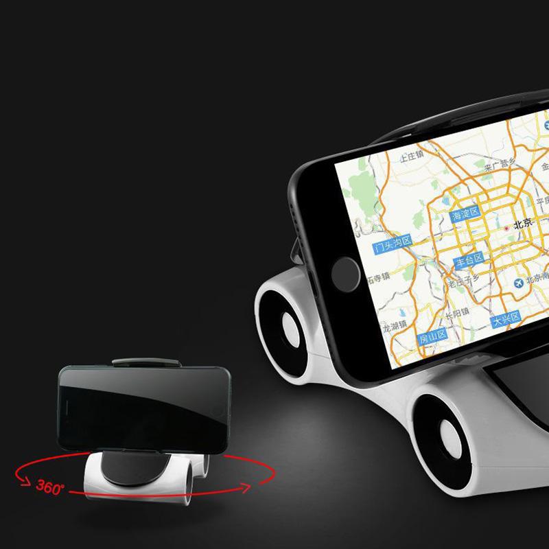 Suporte universal para celular em carro, suporte para joias, placa de estacionamento, acessórios decorativos para painel