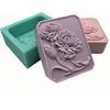 Lily Flower Soap Mold Pretty Flower Soap Silicone Mould for Handmade DIY Soap Making Lotion Bars Scented Candles Resin Crafts Aromatherapy Gypsum