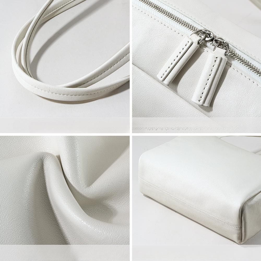 Large-capacity Underarm Bag Fashionable and Versatile Genuine Leather Single-shoulder Bag