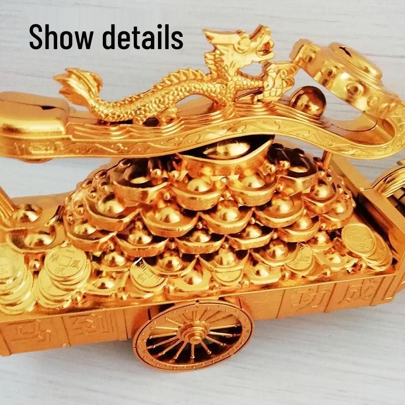 Qingming Festival Sacrificial Set: Paper Carriage, Gold Ingots, Paper-Mâché Villa, Tin Foil Flowers, Joss Paper, Gold Bars, Paper Money.