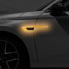 Reflective Carbon Fiber Anti-Collision Car Stickers for Handles, Door Bowl, and Mirrors