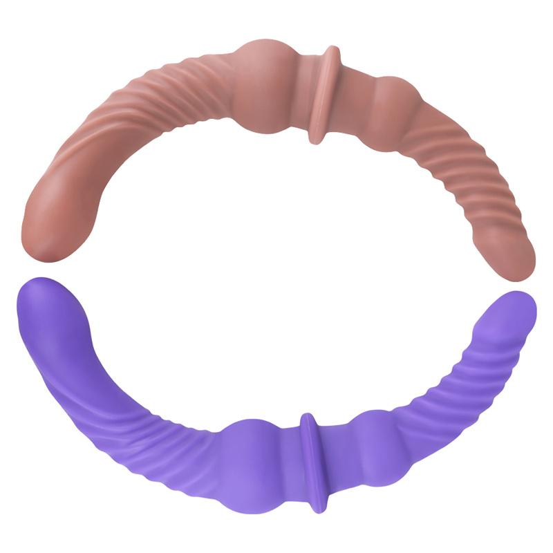 H48 Biyi Shuangfei Liquid Silicone Double Same Sex Penis SM Sex Products