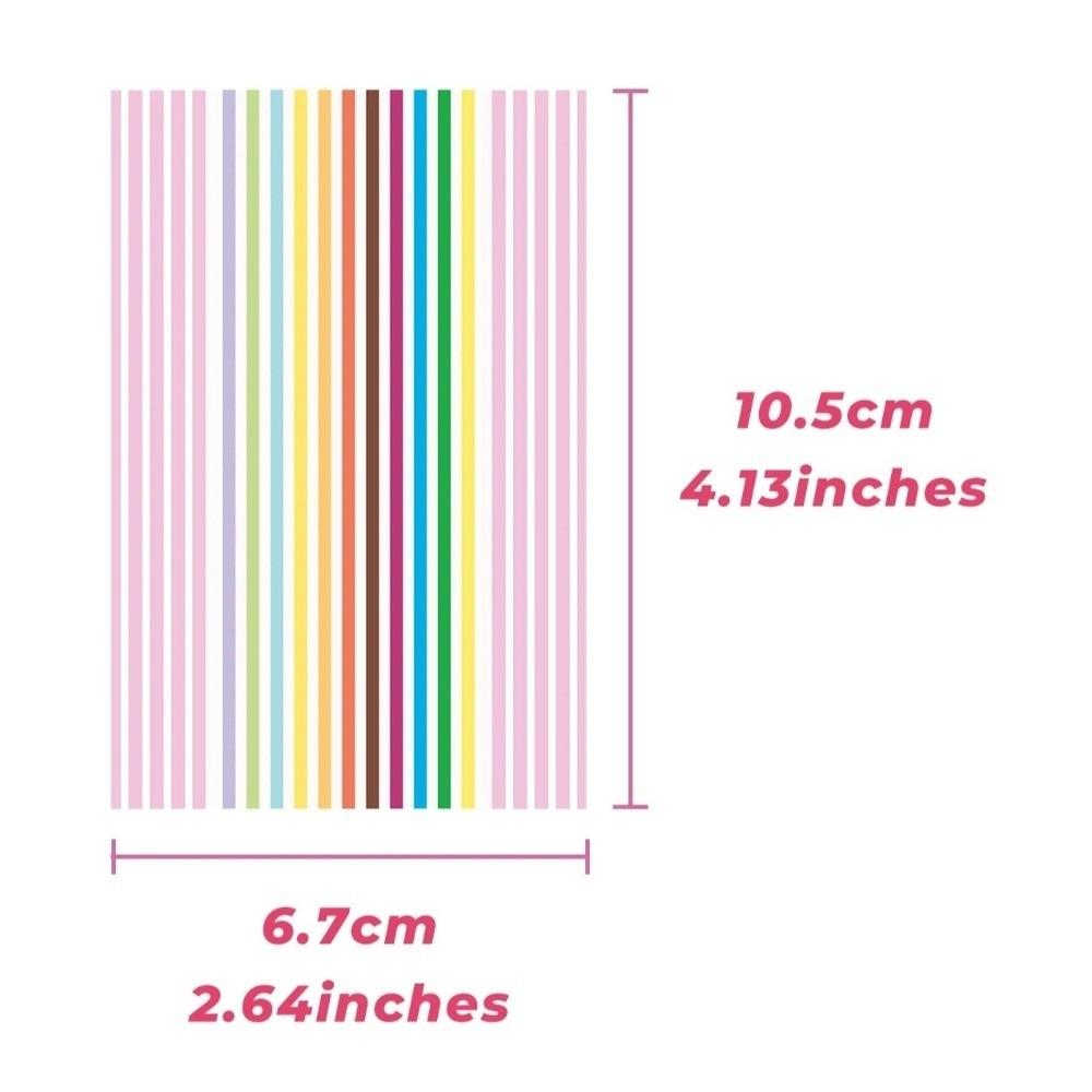 Planner Inserts Inside Paper M5 Tearable Notepad 120 Sheets Colorful Notes Stationery Memo Pad