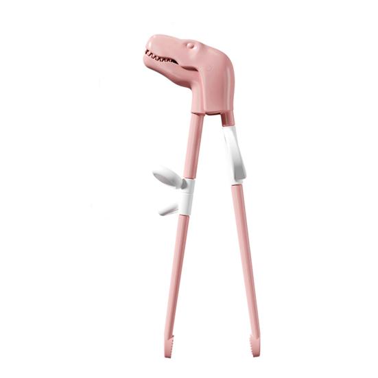 1 Set Baby Chopsticks Cute Interesting Portable Dinosaur Shape Children Training Chopsticks for Home