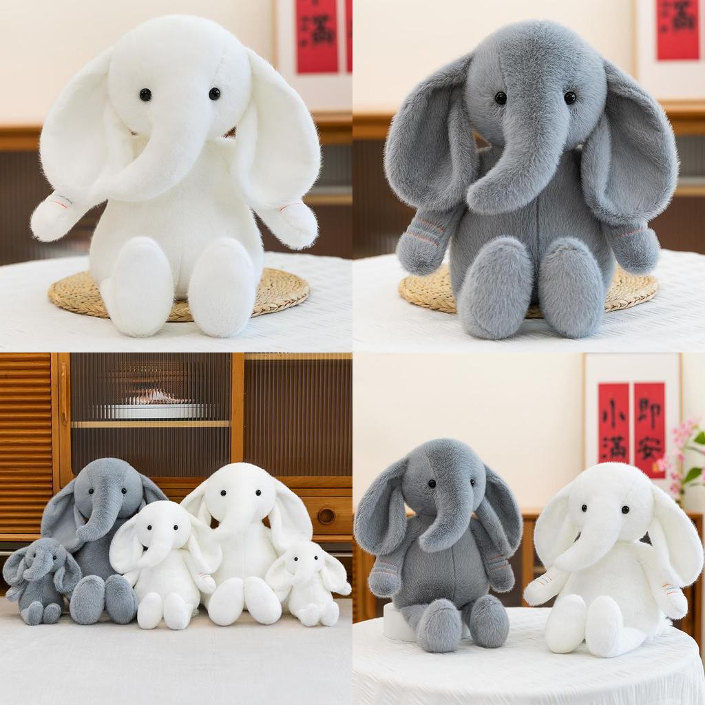 Elephant Sleep Companion Plush Doll For Children With Soft Fiber Filling