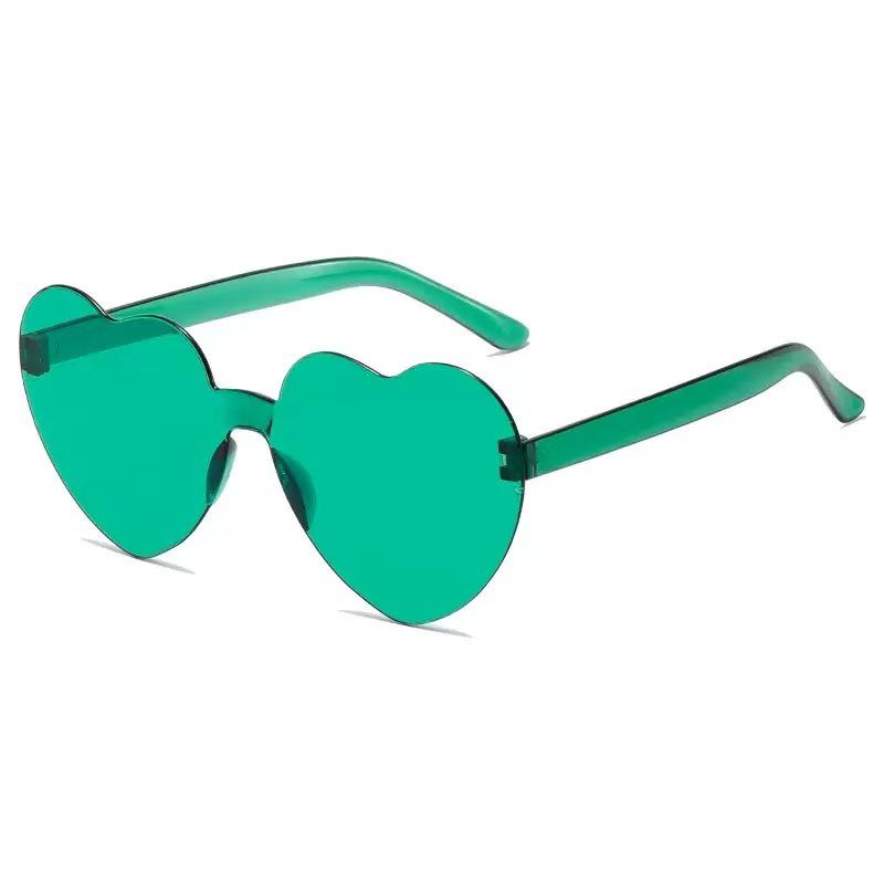 Flame Sunglasses - Trendy Frameless UV Protection Candy Color Shades for Dance Parties