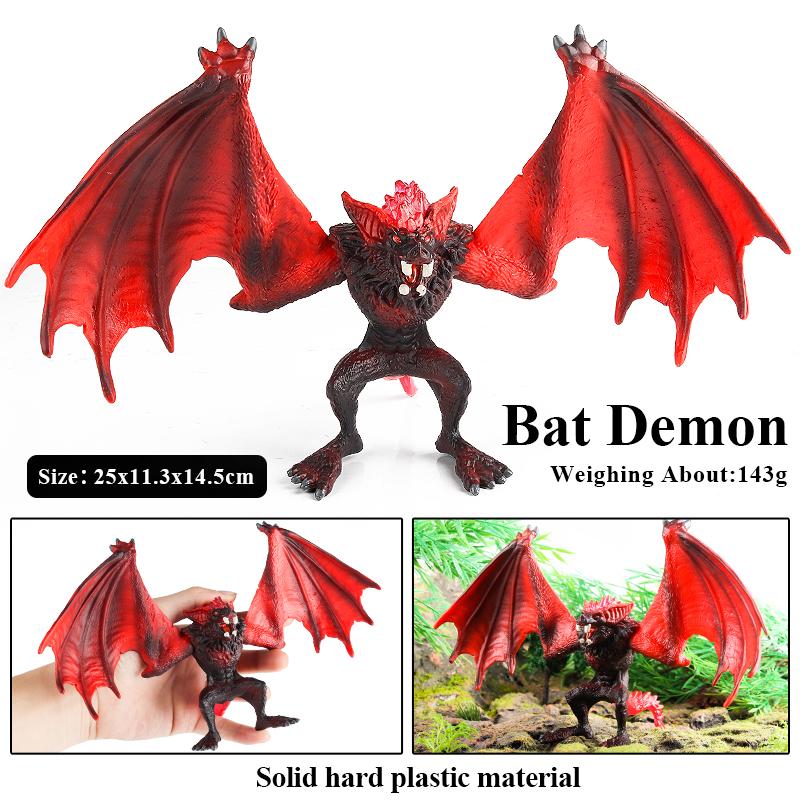 Oenux Simulation Dinosaurier Bayala Drache Baum Monster Fledermaus Dämon Basilisk Tiermodell Actionfiguren Pvc Sammlung Kinderspielzeug Geschenk