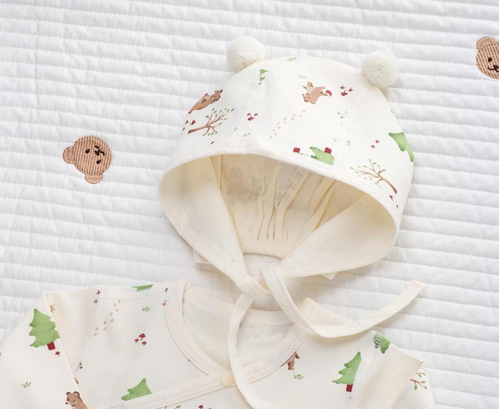 Chapeau sans os pour bébé nouveau-né 0-3 mois - Saison printemps et automne