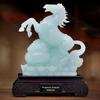 Zodiakens Lyckliga Häst Prydnad: Elegant kontors-, inflyttnings- eller affärsgåvodekor
