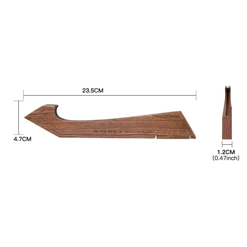 Kitchen Knife Protector Wooden Blade Guards Japanese Raw Fish Knife Rack Sashimi Knife Cover Wood Stand Walnut Knife Holder