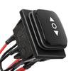 Waterproof 6-Pin 3-Speed Reverse Switch with Wire Self Resetting Toggle Motor Switch Durable Power Supply