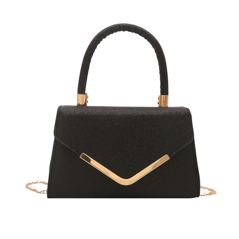 

Popular bag women s fashion PU frosted shoulder handbag high-end foreign style versatile crossbody bag чорний