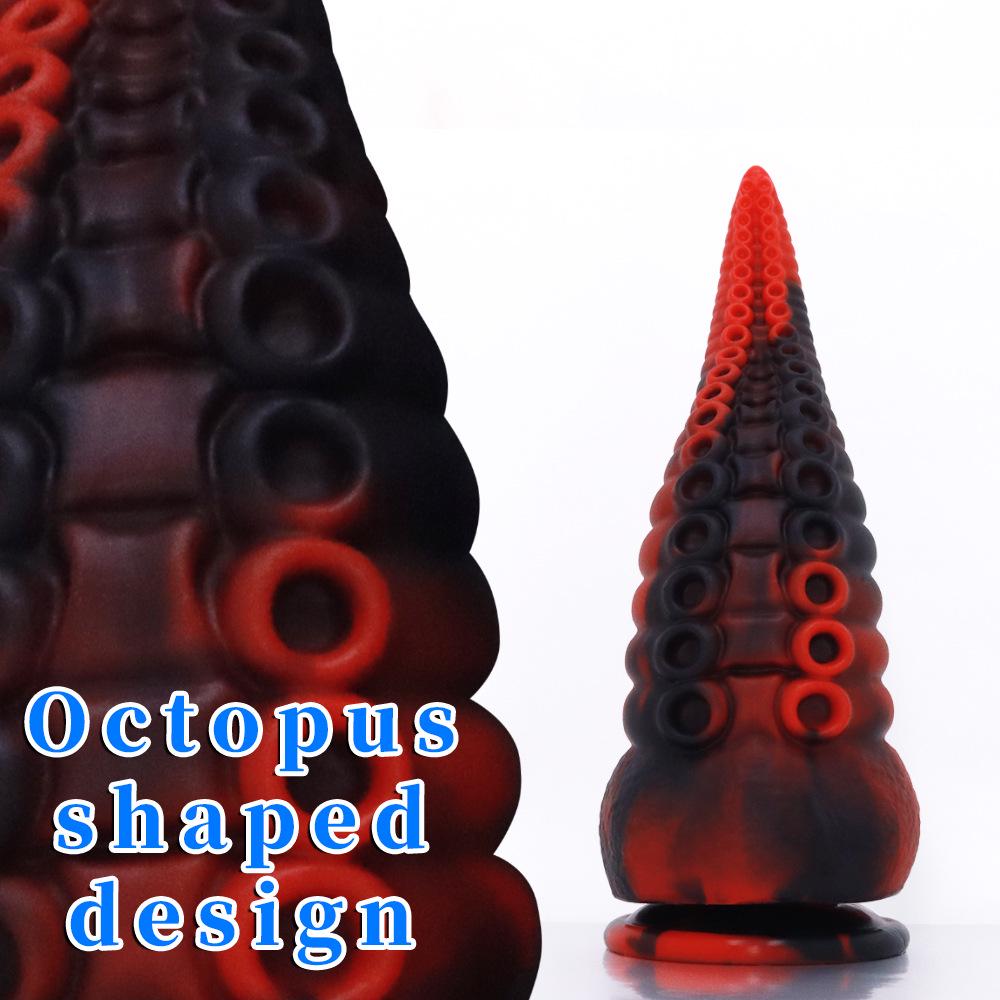Alien Octopus Tentacle Soft Silicone Anal Plug for Men