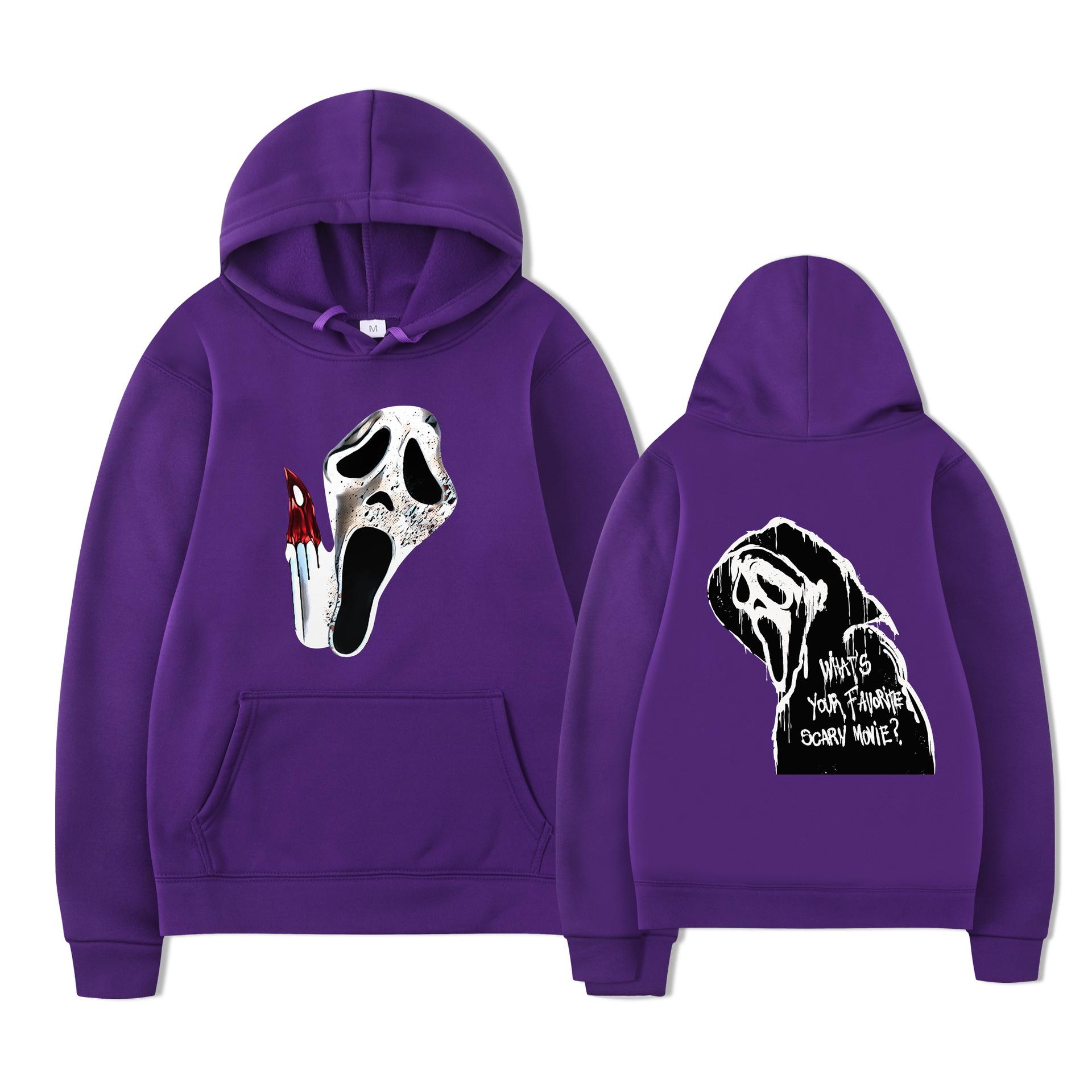 

Худі VI Ghostface Осінньо-зимовий фліс Вуличний одяг Топи XXXL